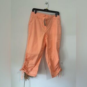 Chico's Coral Drawstring Women Shorts